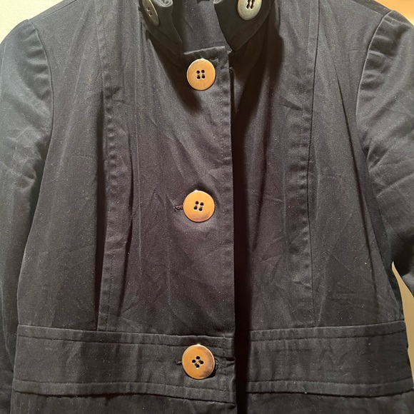 Beautiful Navy Blue Classic Coat will Never go out of Style. See details. Size 4 - Picture 2 of 6